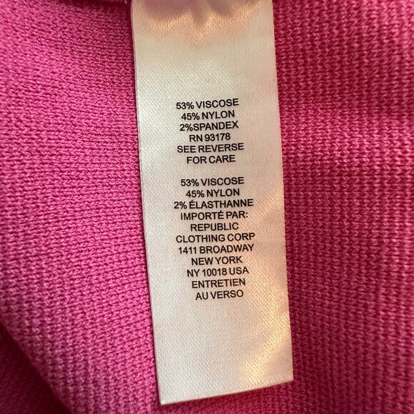 House of Harlow 1960 pink sleeveless crop tank top size M - Picture 7 of 13